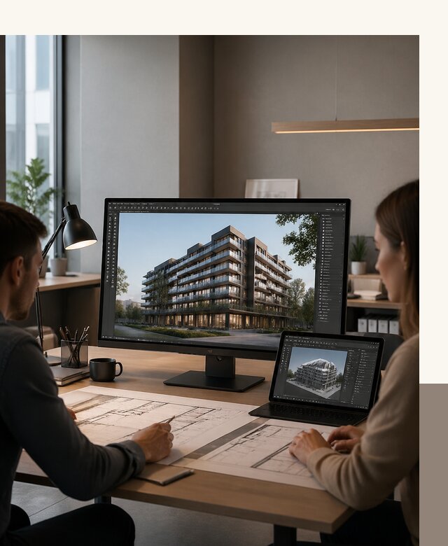 3D визуализация архитектуры и объектов строительства в Новосибирске