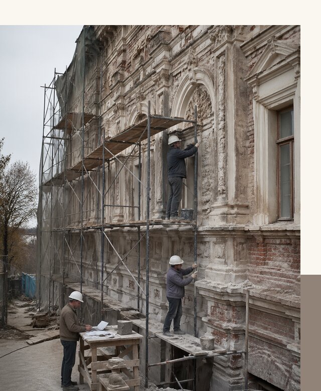Реставрация объектов культурного наследия под ключ в Новосибирске